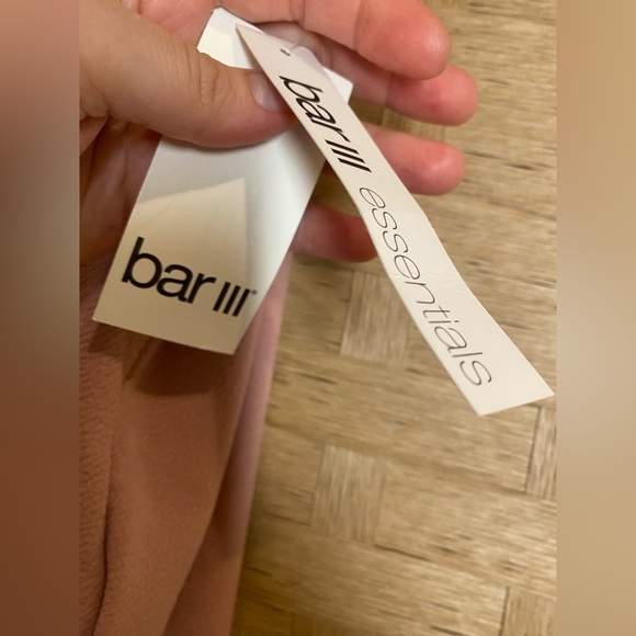 Bar III pink paper bag pant - Picture 5 of 9